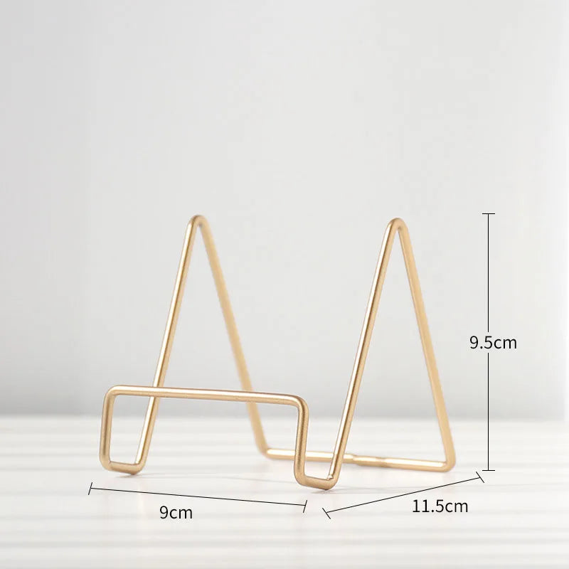 Maliben | Iron Art Multi-Use Display StAnd: Versatile Magazine, Dish, Picture, and Photo Album Stand For Home Decor