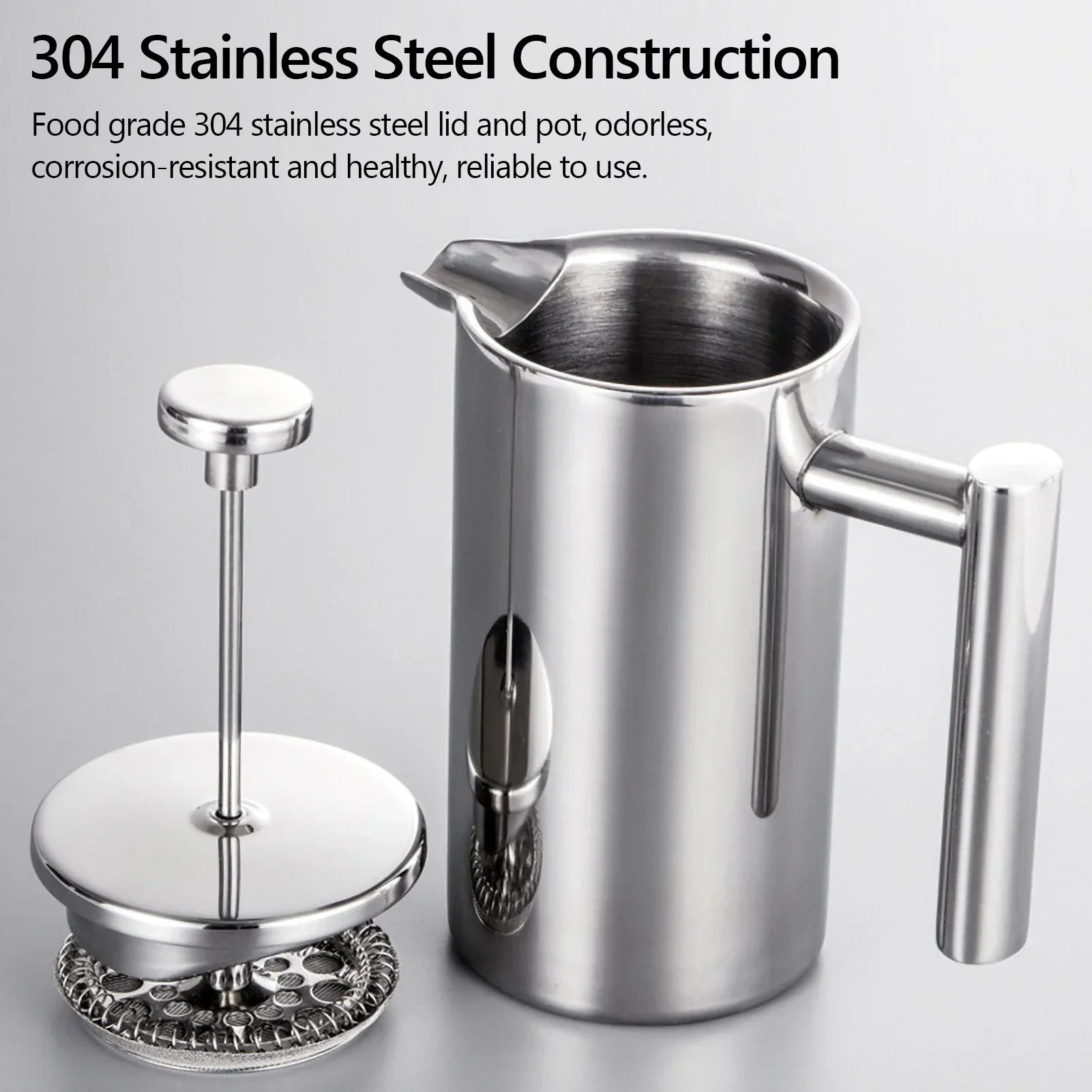 Maliben | Stainless Steel French Press Coffee Maker