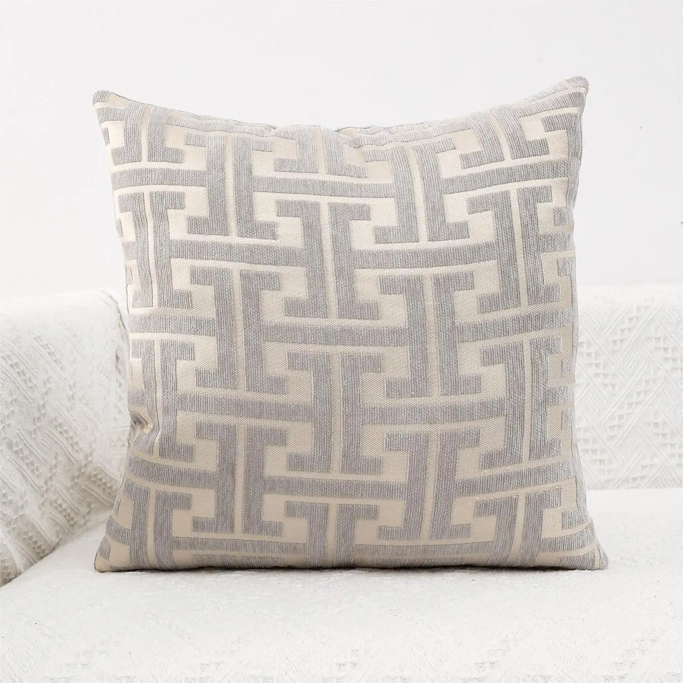 MAliben | Serenité Luxe Cushion Cover - Striped Cushion Cover For a Warm Home