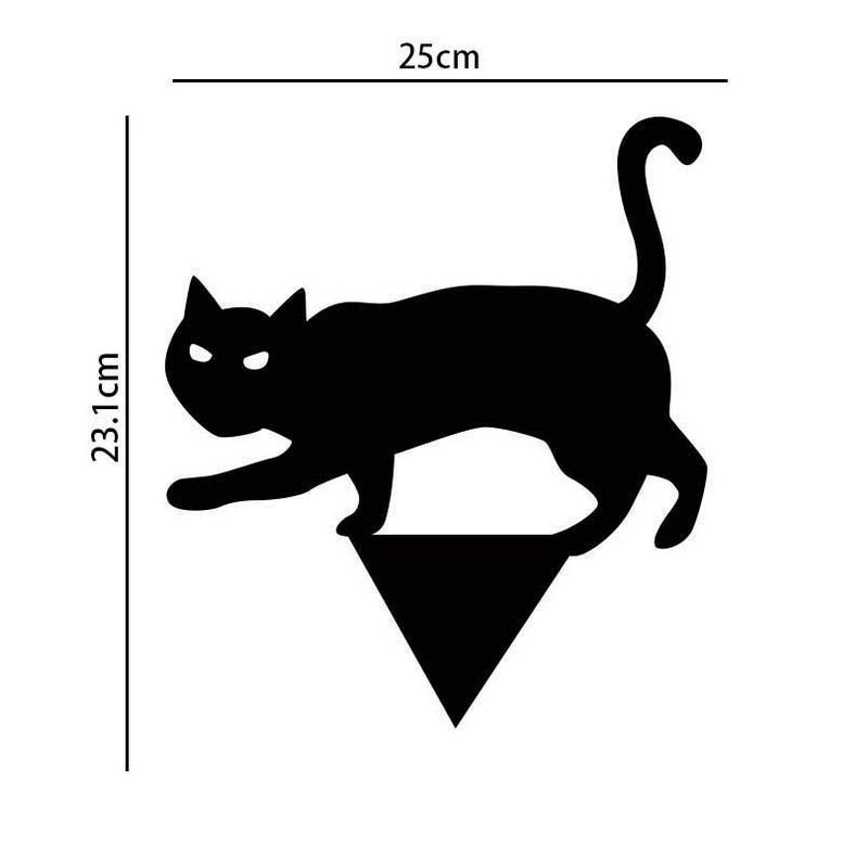 Maliben | 3pcs Black Cat Garden Ornaments