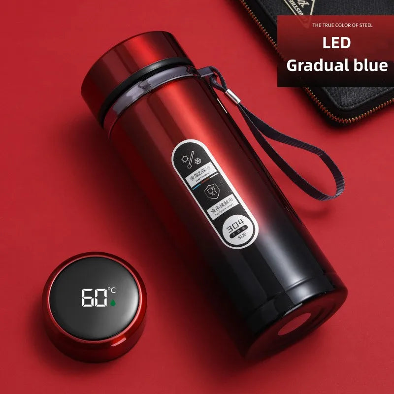 Maliben | 800ml-1L Stainless Steel Thermos – Portable Vacuum Flask with LED Temperature Display