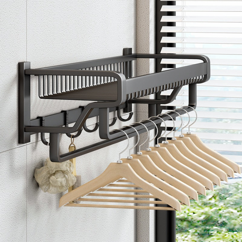 Maliben | Luxe Wall-Mounted Towel Station Bathroom Organizer