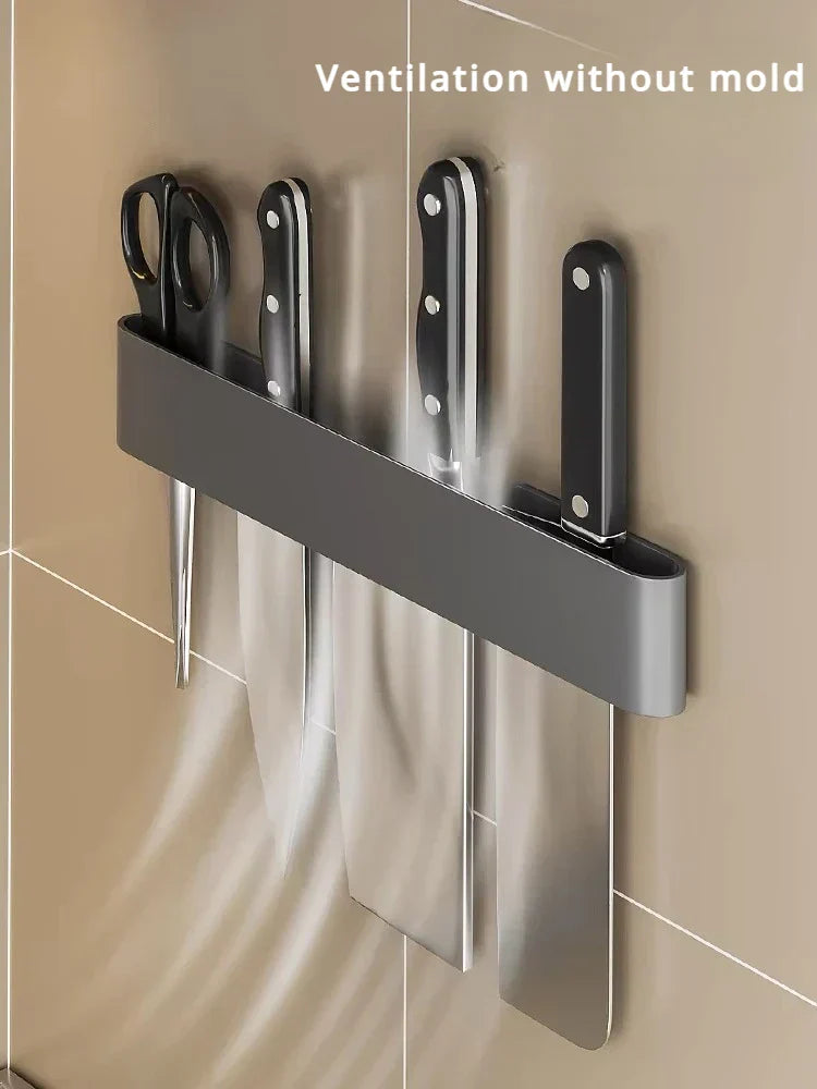 Maliben | Knife holder - Knifey - Stainless steel - Multi-function shelf