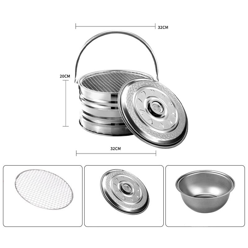 Maliben | Hiking Time Barbecue Heating Pot