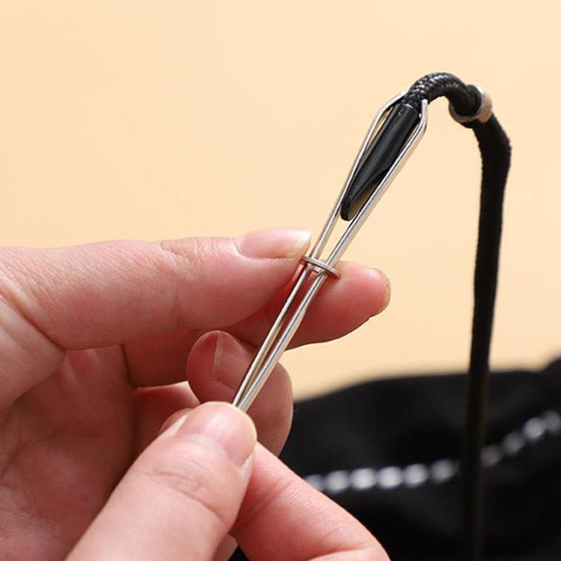 Maliben | 2pcs Elastic Rope Threader Tweezer Tool