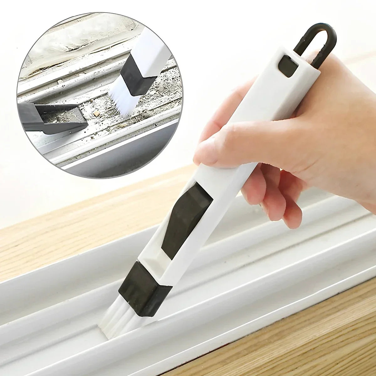 Maliben | Fugenix Cleaning Brush Set | 9-Pack Grout & Groove Brushes | Ergonomic & Reusable | For Bathroom, Kitchen & Windows