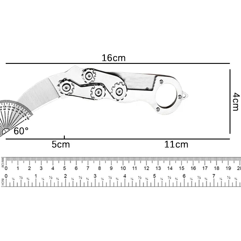 Maliben | Ergonomic Handle Foldable Karambit Edc Knife