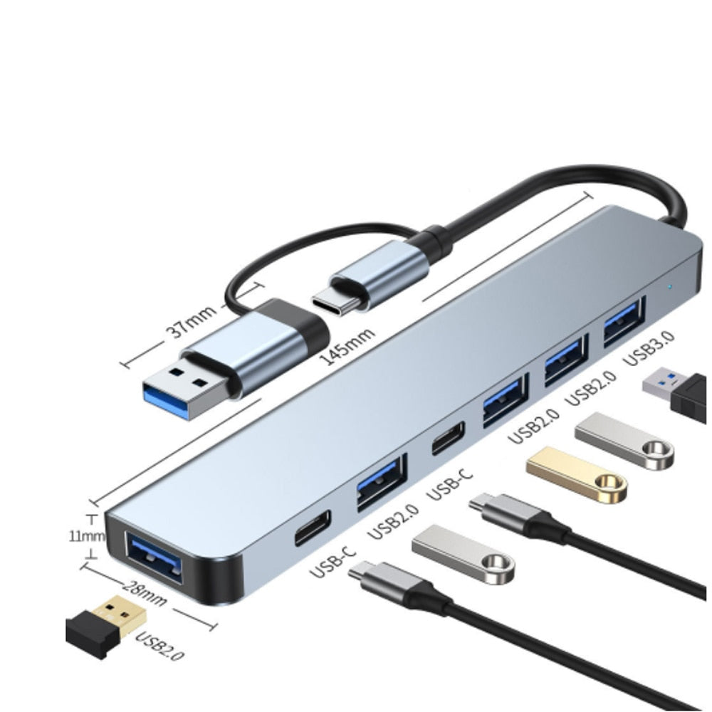 Maliben Thunderbolt 3 USB-C Hub with HDMI, PD, SD/TF for MacBook Air M1 and iPad Pro