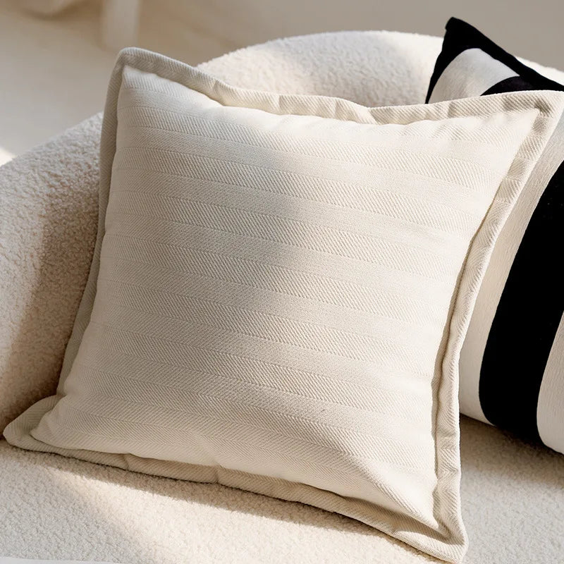 Maliben | Luxury Embroidered Decorative Cushion With Horse Print For Sofa And Living Room