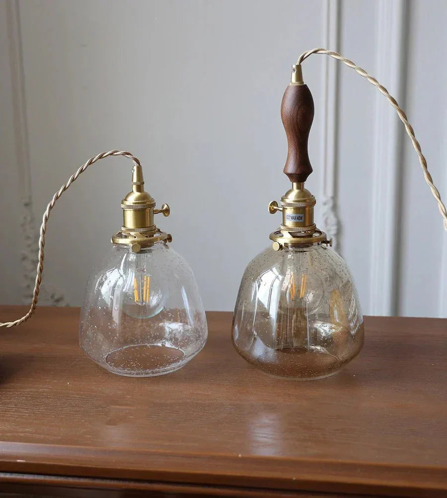 Maliben | Nostalgialuxe - Elegant Vintage Glass Lamp - Sophisticated Ambiance Guaranteed
