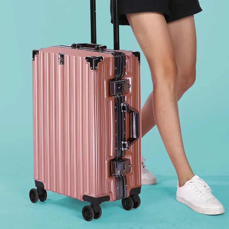 Maliben | Aluminum Frame Hardshell Suitcase – Reykjavik