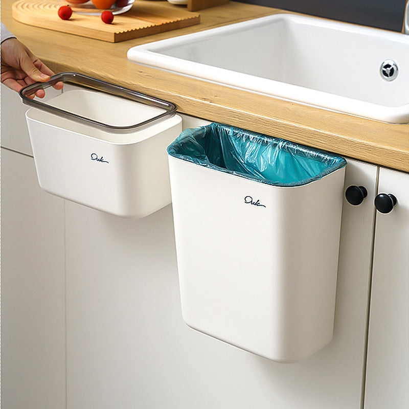 Maliben | Kitchen Hangable Clean Corner Trash Can