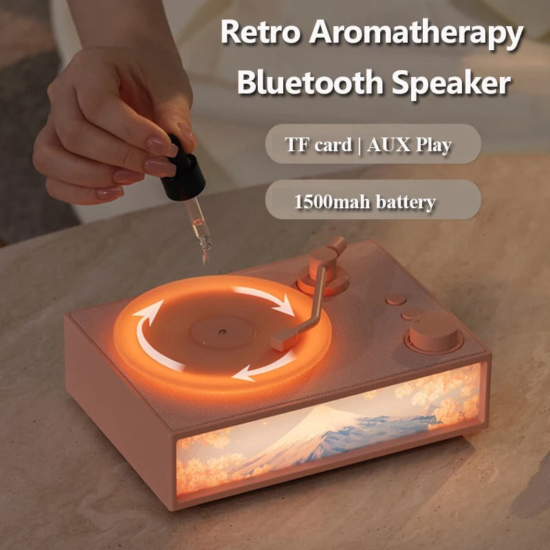 Maliben | Vintage Design & Led Mood Lighting Wireless Aromatherapy Speaker