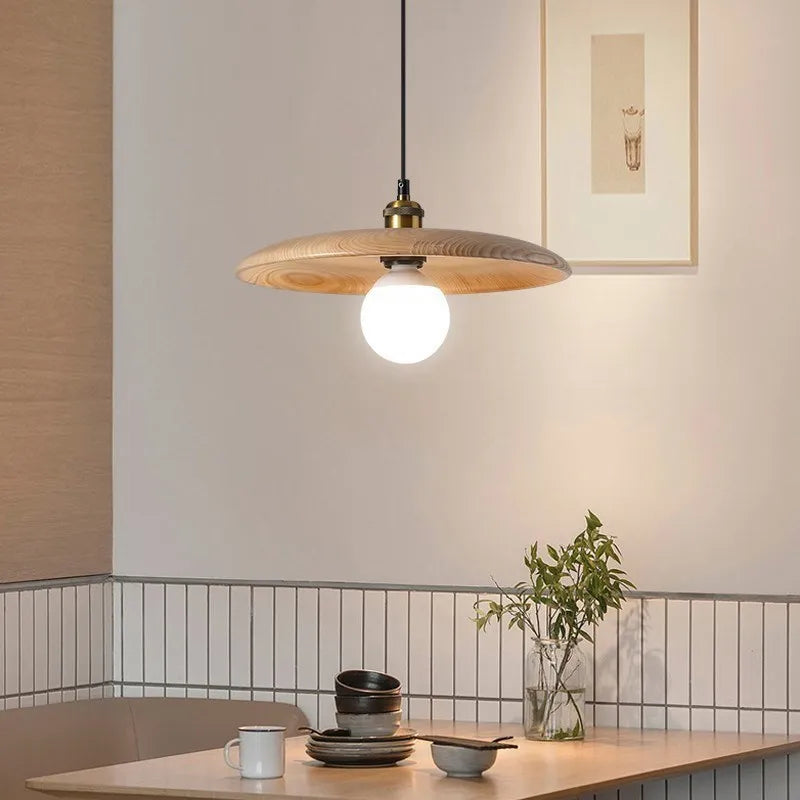 Maliben | Nordic Minimalist Wooden Led Pendant Lamp