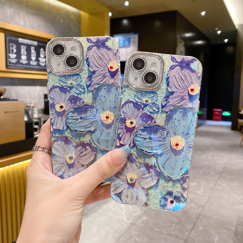 Maliben | Flower Glow Soft Shockproof Iphone Case
