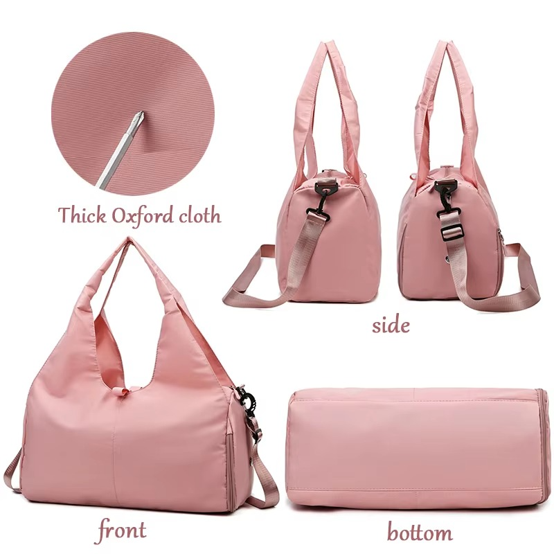 Maliben | Women’S Waterproof Sport And Travel Duffel Bag With Shoe Compartment