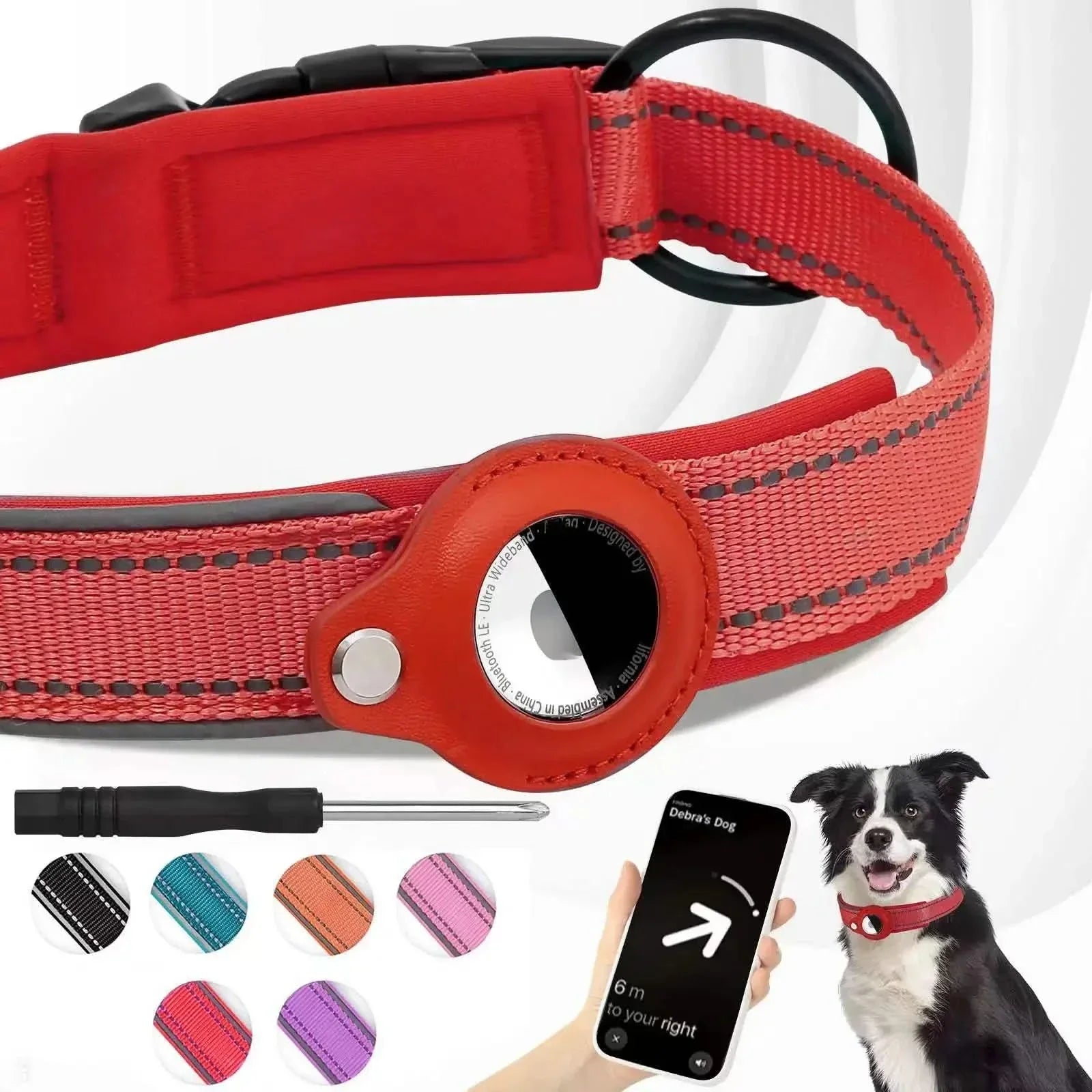 Maliben | LEAZO - AirTag Dog Collar