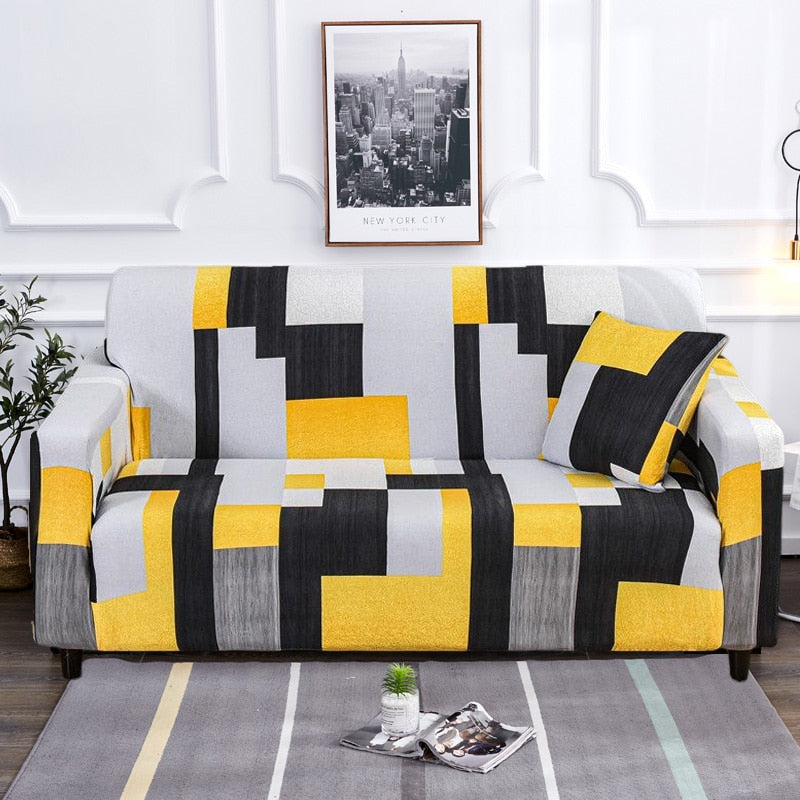 Maliben | Modern Non-slip Colorful Elastic Sofa Cover