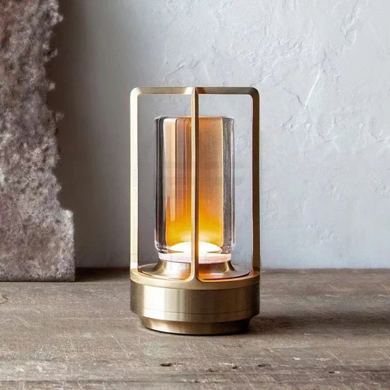 Maliben | Rechargeable Wireless Luxeglow Table Lamp - Elegant Wireless Lamp For Every Mood