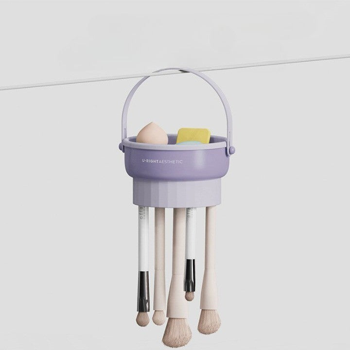 Maliben | Easy Makeup Cleaning Brush Organizer Storage Box