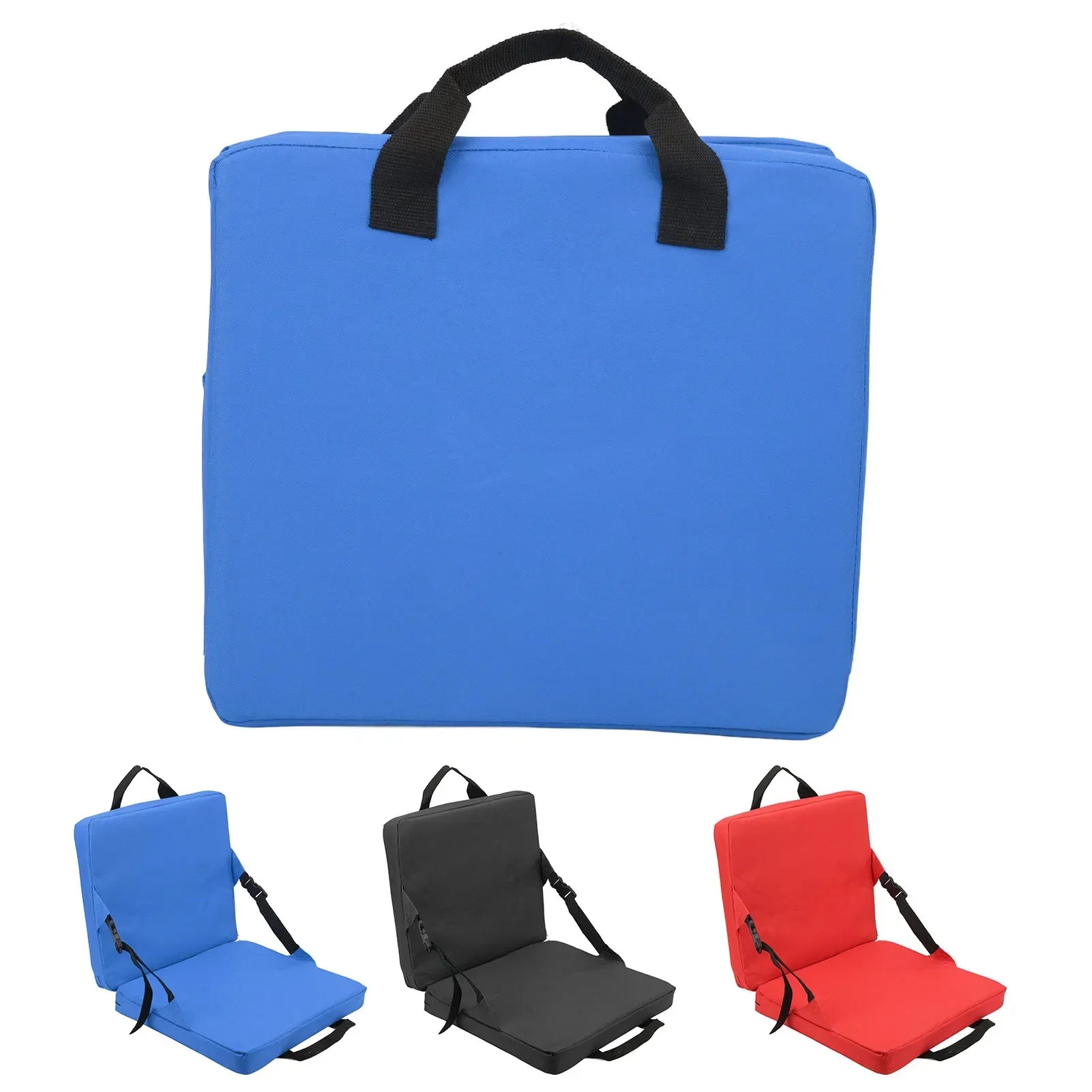 Maliben | Sitpure Folding Chair With Backrest | Padded Seat Cushion | Compact & ComFortable for Stadium, Beach & Park