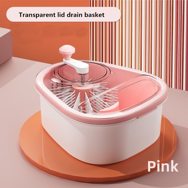 Maliben | Manual Fruit Vegetable Washing Drainer Basket