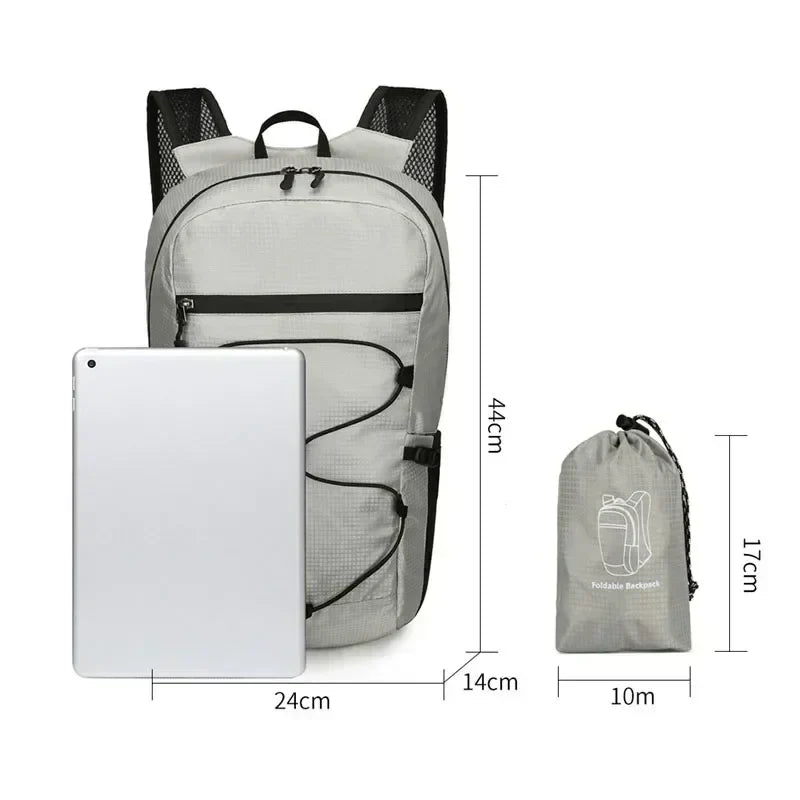 Maliben | Outdoor Backpack Packlite 20 L | Ultralight & Waterproof | Foldable For Travel & Hiking