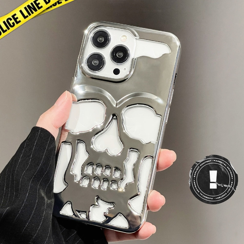 Maliben | Gothic Midnight Skull Phone Case