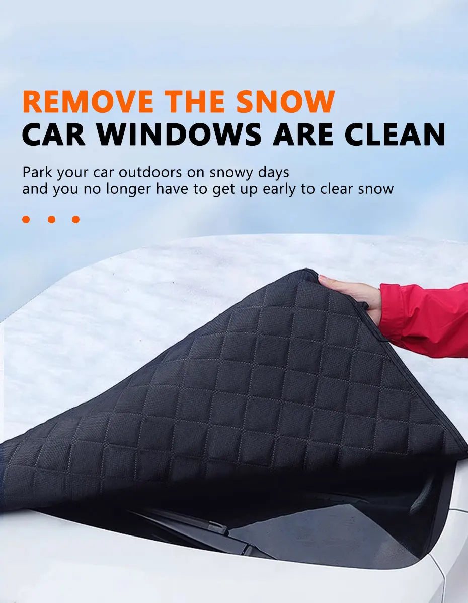 Maliben | Frostguard Pro | 5-Layer Windshield Cover | Magnetic & Windproof | Complete Ice Protection