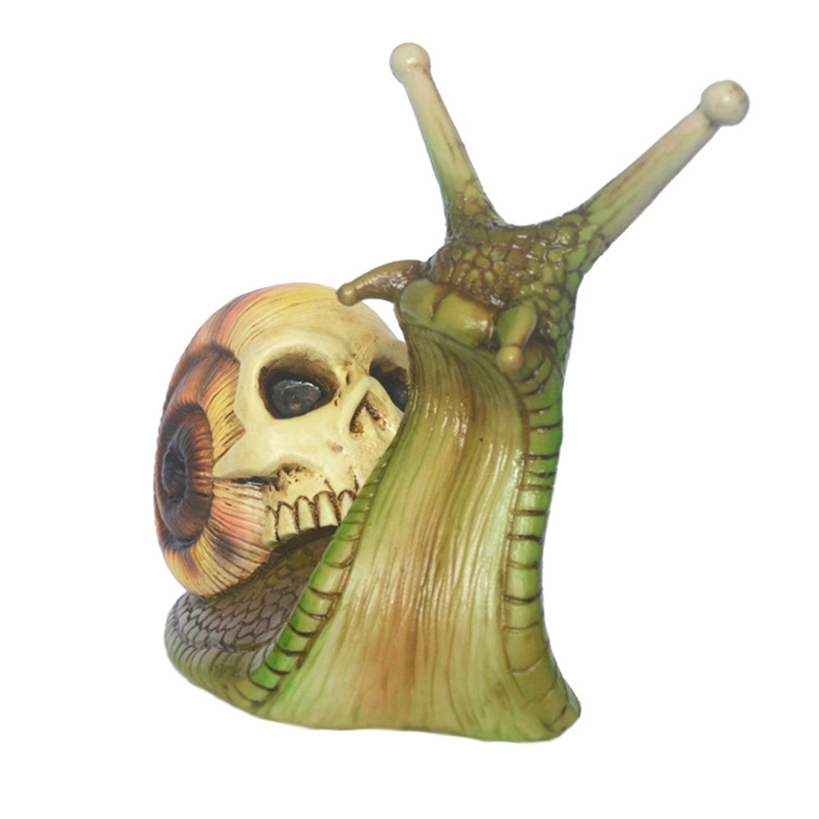 Maliben | Snail Skull Halloween Patio Sculpture