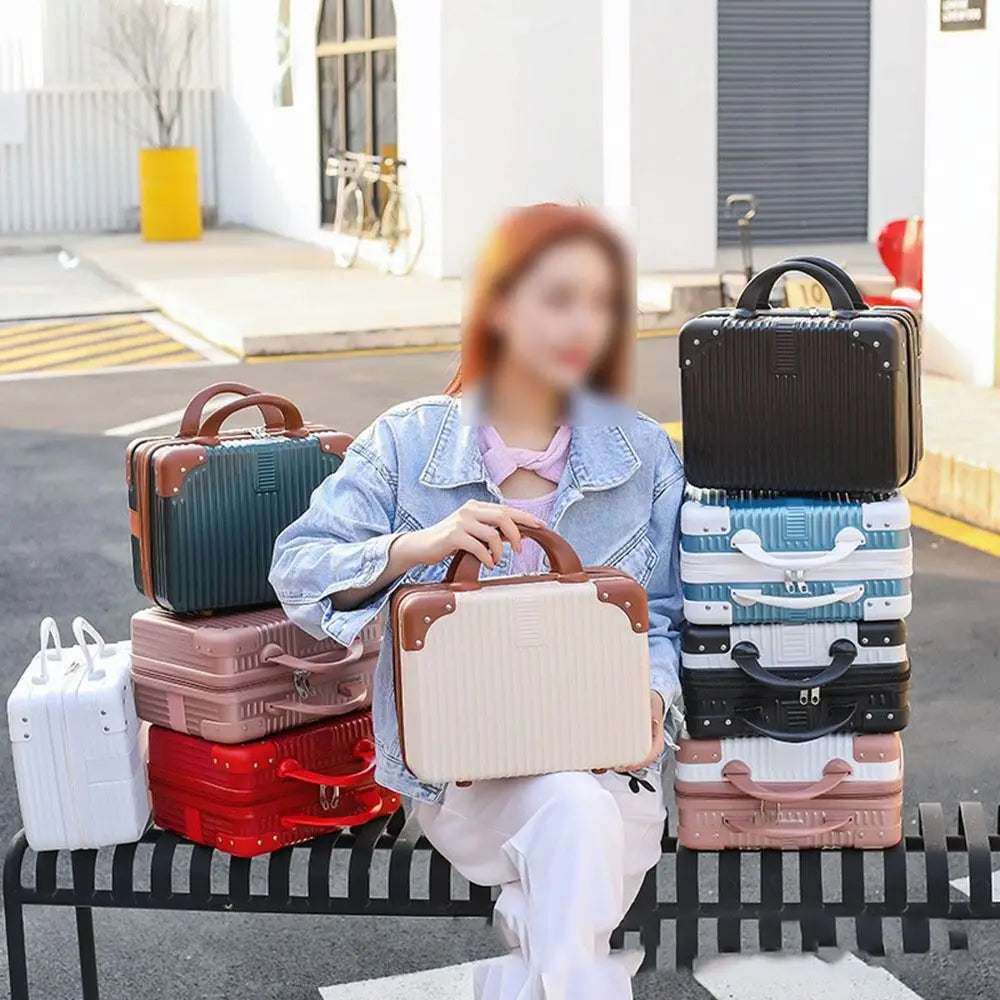 Maliben | Travellia Mini Cosmetic Case | Compact & Stylish | Hard Shell Made Of Abs+Pc | Ideal For Travel & Make-Up