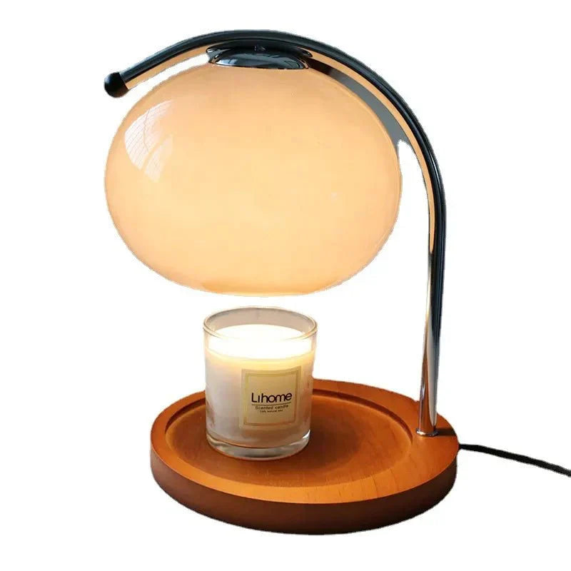 Maliben | Scentglow - Elegant Tea Light Lamp - Cozy Ambiance - Refined Glass