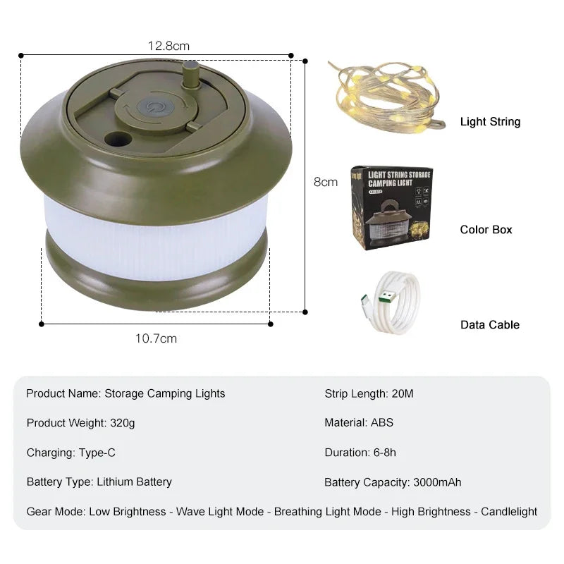 Maliben | Atmosphere Led Strips Camping Lamp