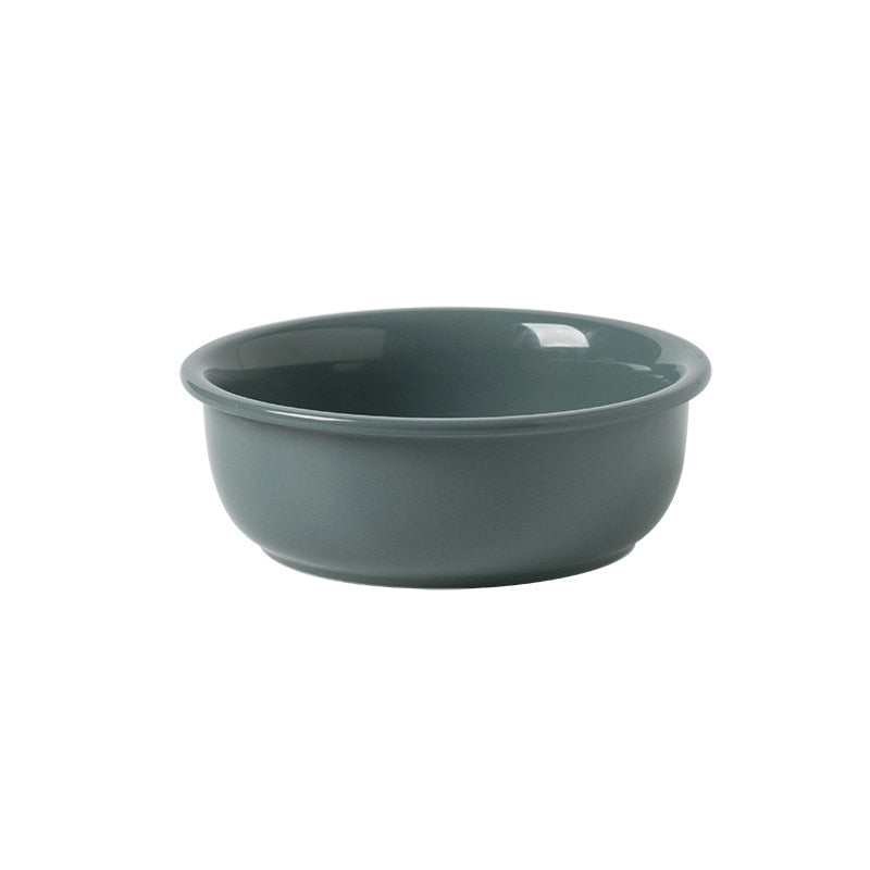 Maliben | Misha Ceramic Elevated Cat Bowl with Wooden Stand