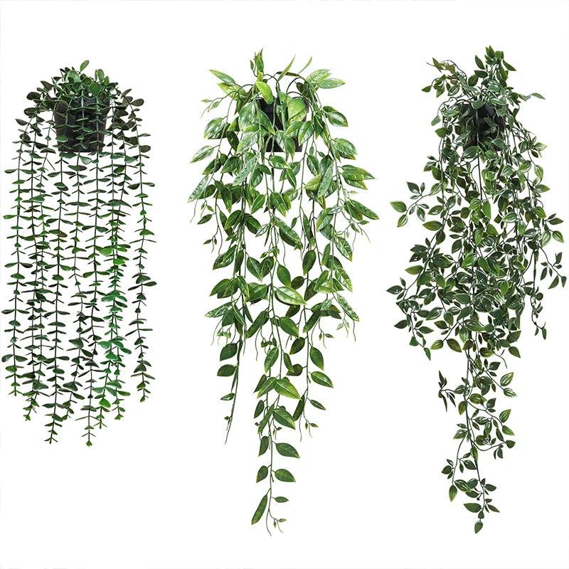 Maliben | Verduraline Artificial Plant Hanging | Evergreen & Maintenance-Free | 90 Cm Decoration | Fresh Natural Design