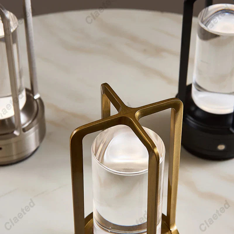 Maliben | Rechargeable Wireless Luxeglow Table Lamp - Elegant Wireless Lamp For Every Mood