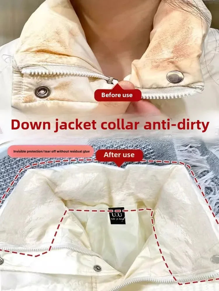 Maliben Transparent Shirt Collar Anti-Stain Stickers