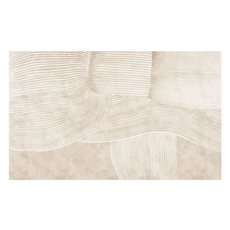 Maliben | Japanese Minimalistic Soft Rug Non-Slip High Pile Carpet Living And Bedroom