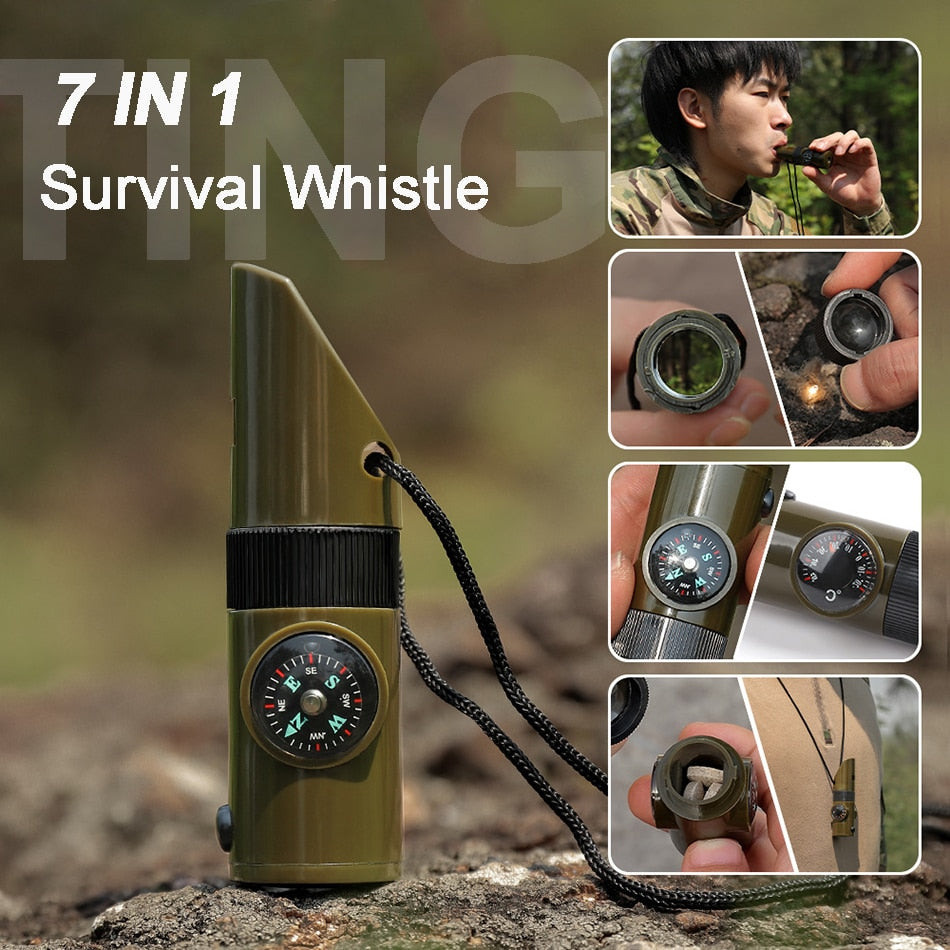 Maliben | 7in1 Portable Survival Outdoor Camping Tool