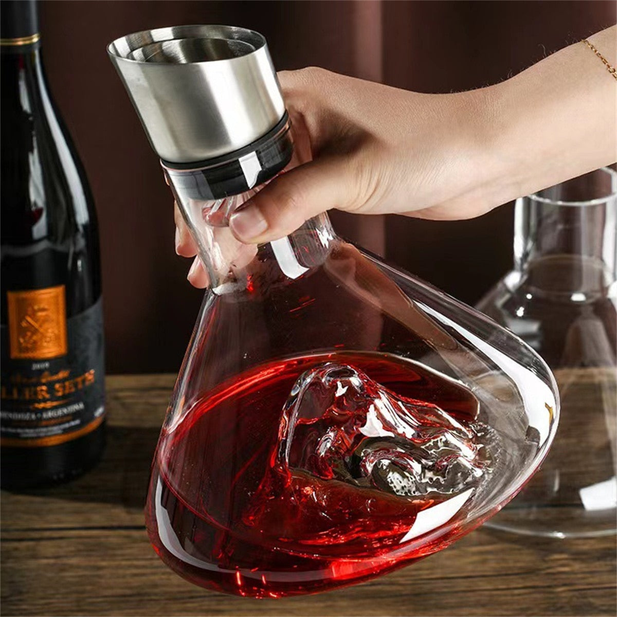 Maliben | Dreamy Mountain Premium Crystal Wine Decanter