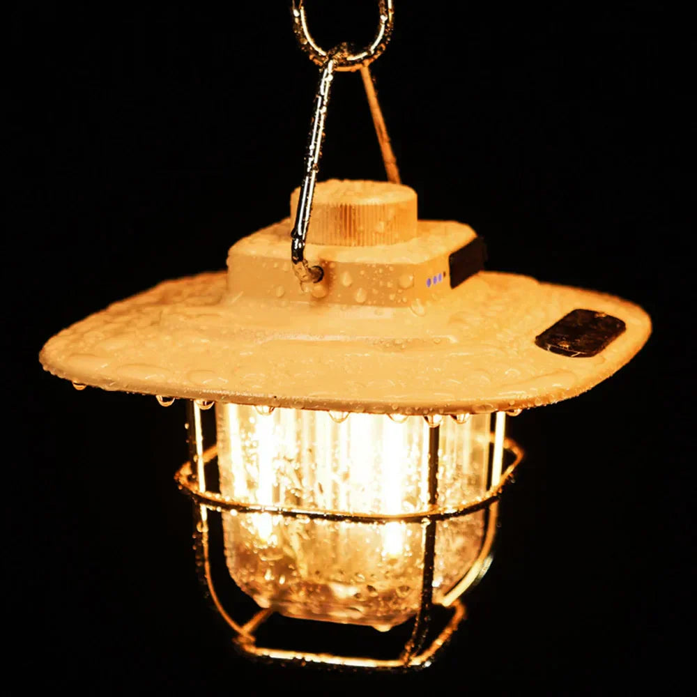 Maliben | Retro Rechargeable Led Camping Lantern - Nostalgiaglow