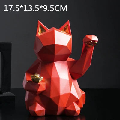 Maliben | Nordic Style Geometric Lucky Cat