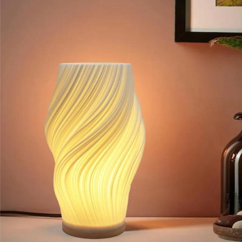 Maliben | Dimmable Wavy Design Lamp Modern
