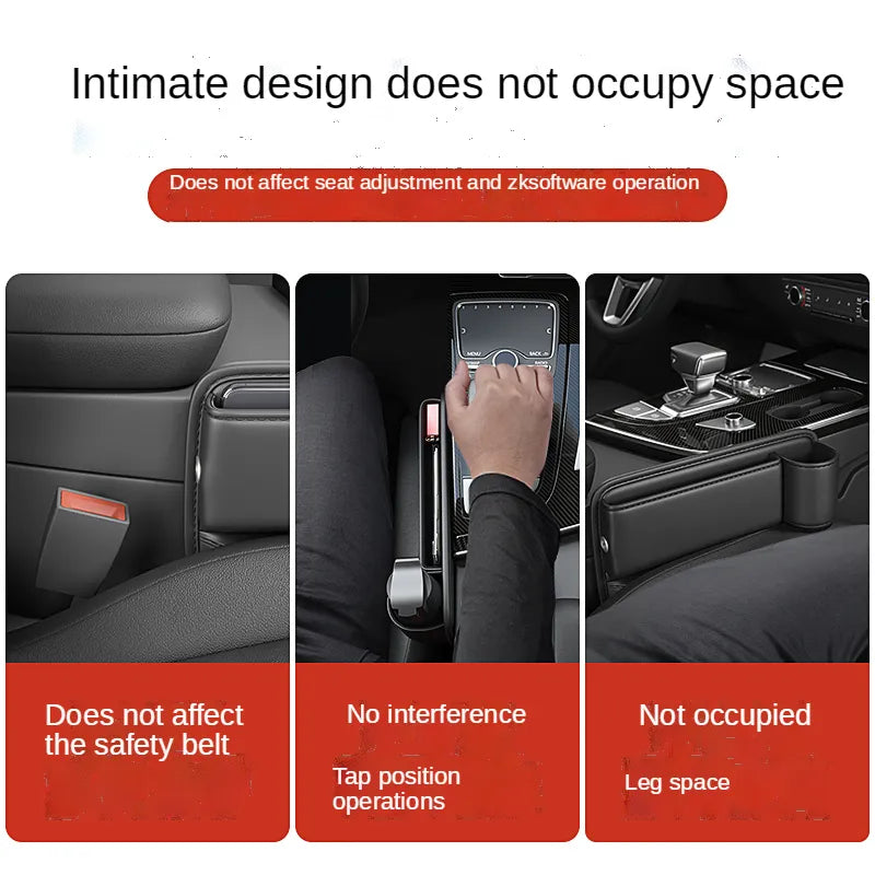 Maliben | Universal Leather Seat Gap Cup Holder Car Organizer