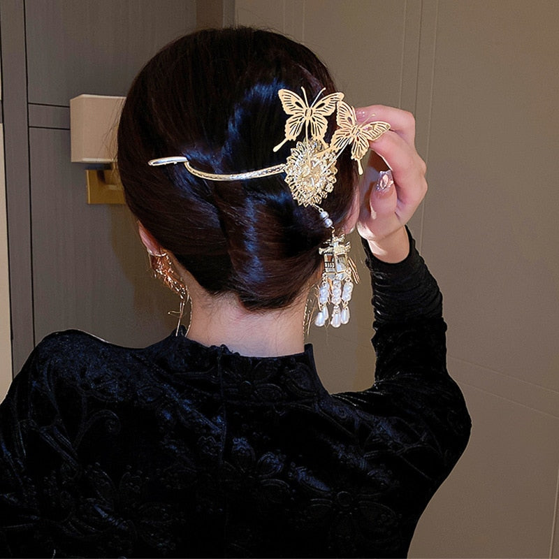 Maliben | Luminous Stylish Butterfly Lantern Hairpin