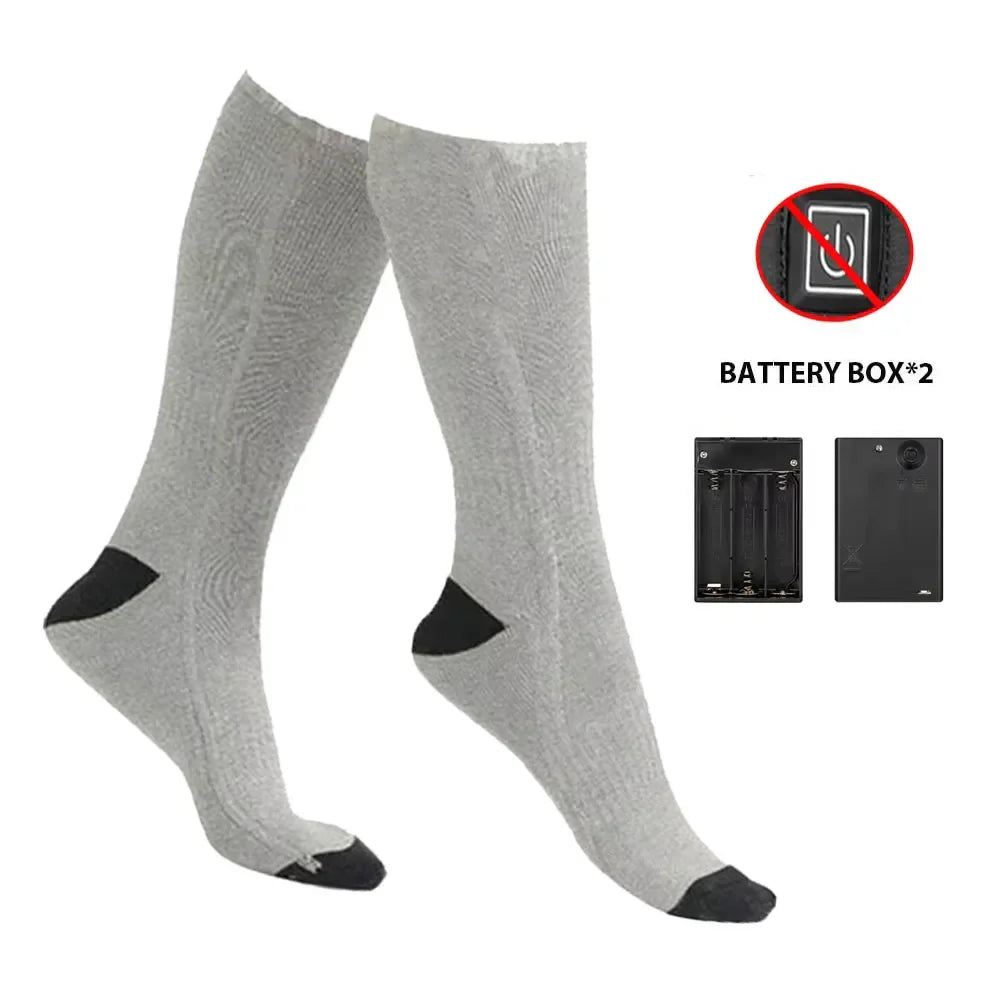 Maliben | Heatwear Rechargeable Socks With Battery Box | Electric Heating Socks For Women & Men | Warm Socks For Skiing, Hiking & Outdoor