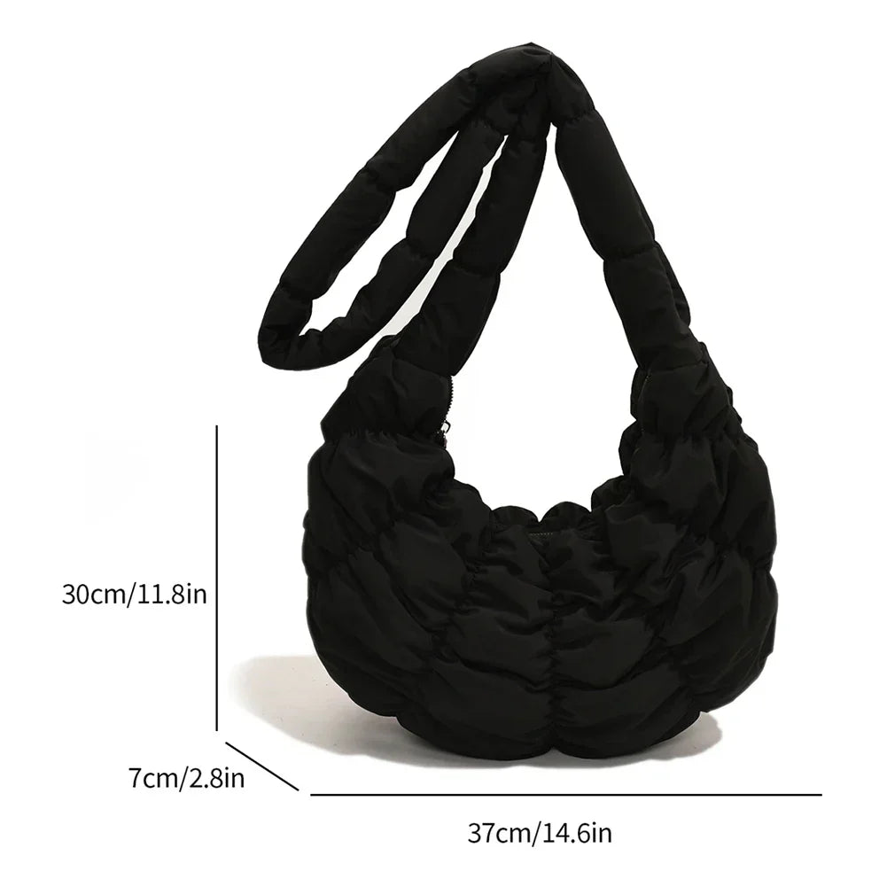 Maliben Puff Croissant Shoulder Bag
