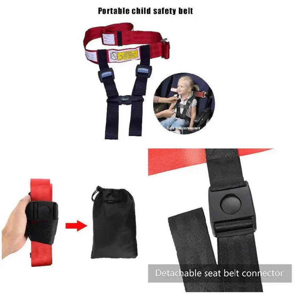 Maliben | Airplane Child Safety Harness Adjustable Travel Seat Belt