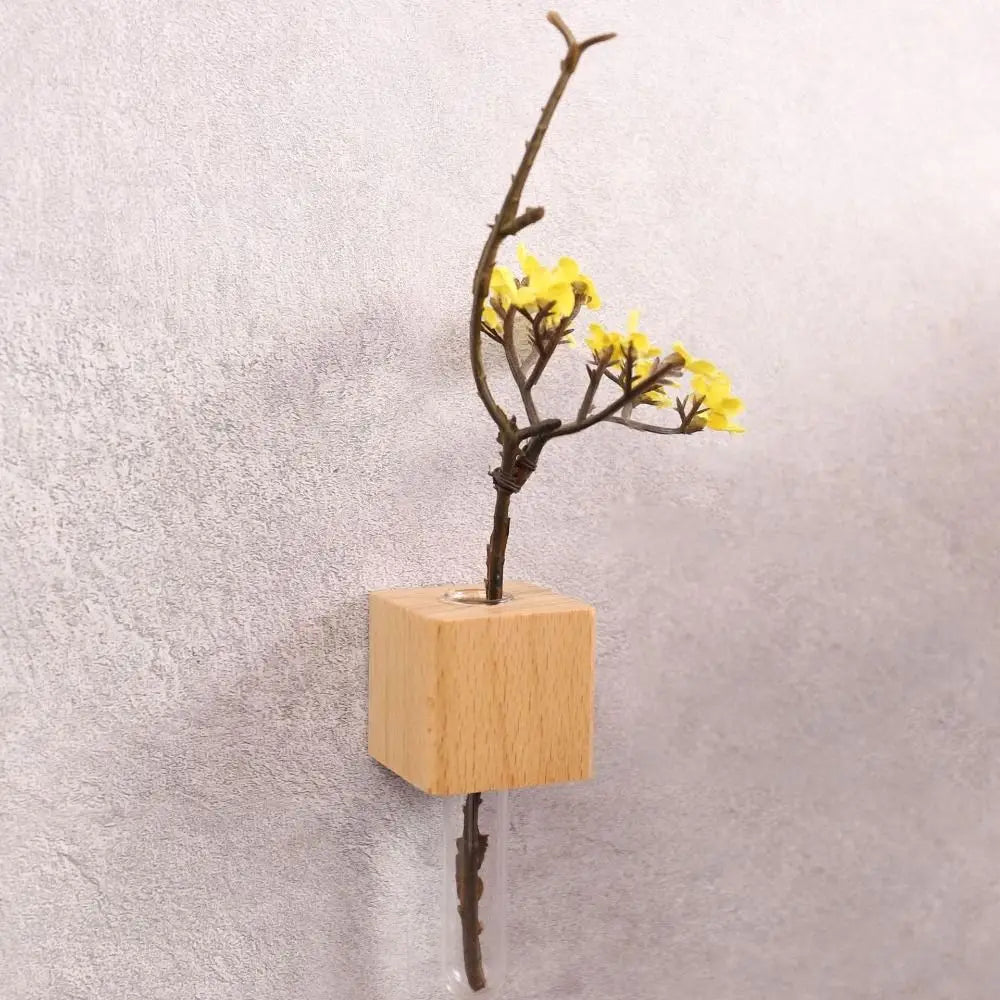 Maliben | Wooden Magnetic Flower Tube Vase