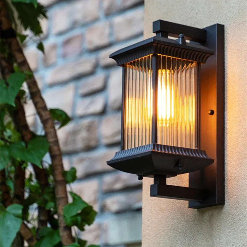 Maliben | Light-Repellent Outdoor Wall Light Metal | Weatherproof Ip65 | E27 Socket | For Garden, Gate & Terrace